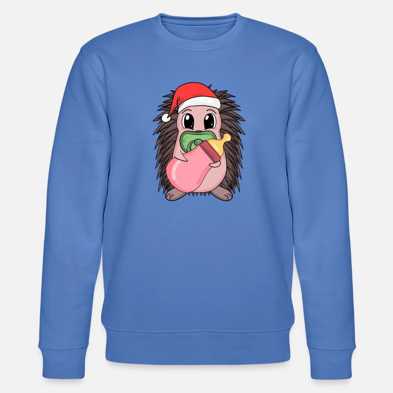 Hérisson bébé Noël - Sweat bio CHANGER Stanley/Stella Unisexe - bleu