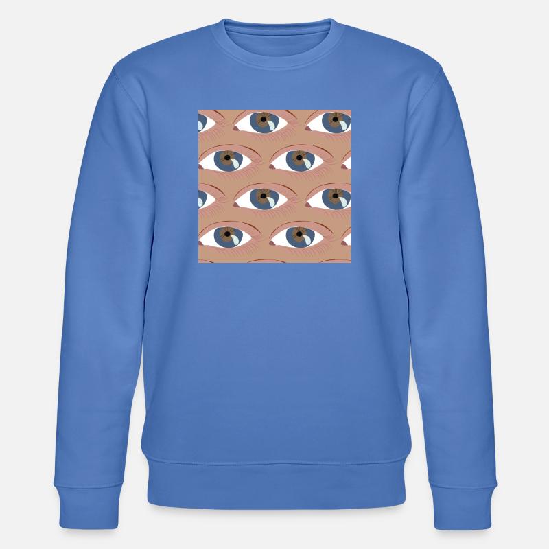 Les yeux alignés - Sweat bio CHANGER Stanley/Stella Unisexe - bleu
