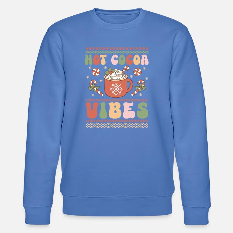 Pull de Noël moche - Sweat bio CHANGER Stanley/Stella Unisexe - bleu