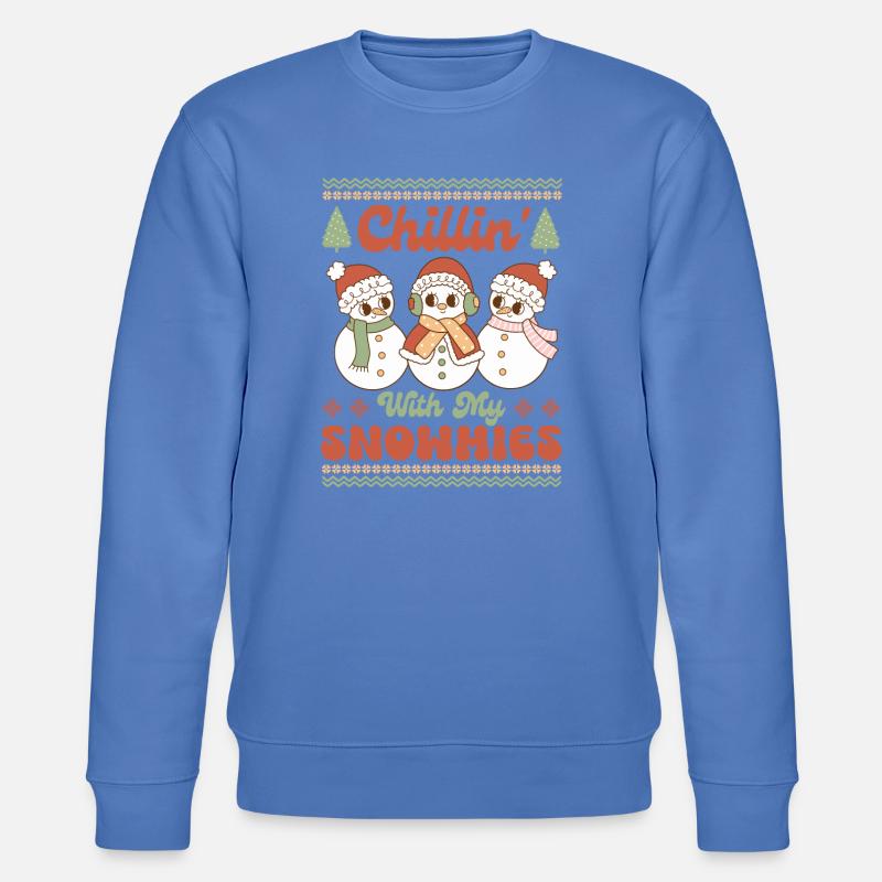 Pull de Noël moche - Sweat bio CHANGER Stanley/Stella Unisexe - bleu