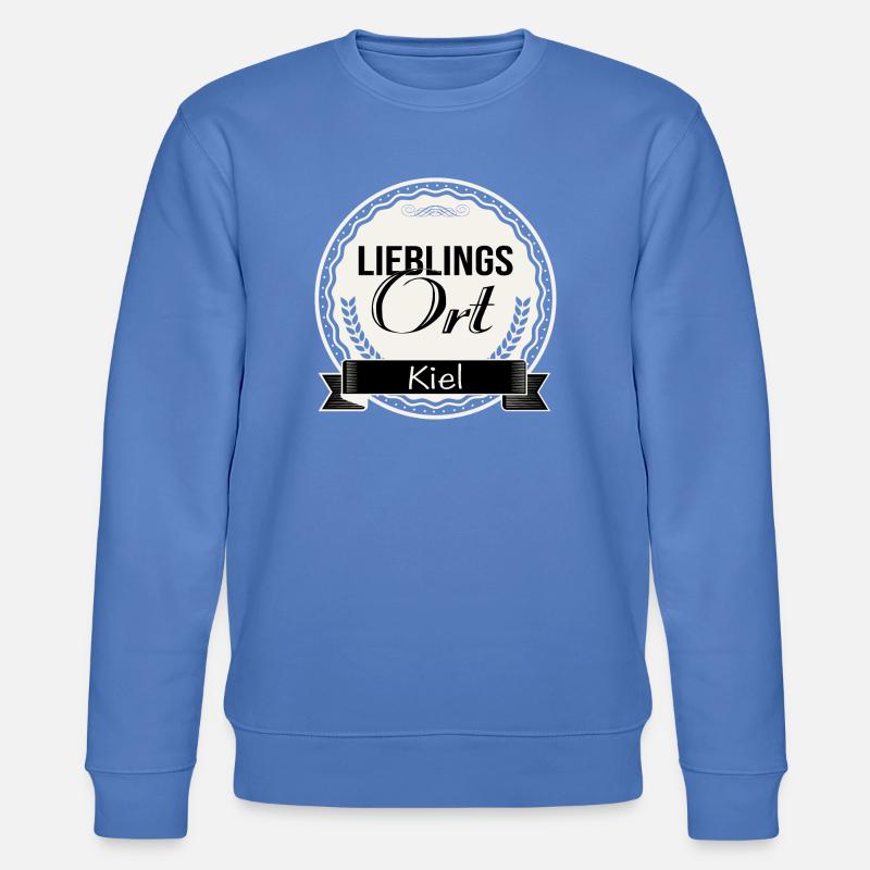 Lieblingsort Kiel - Stanley/Stella Unisex Bio-Sweatshirt CHANGER  - Blau