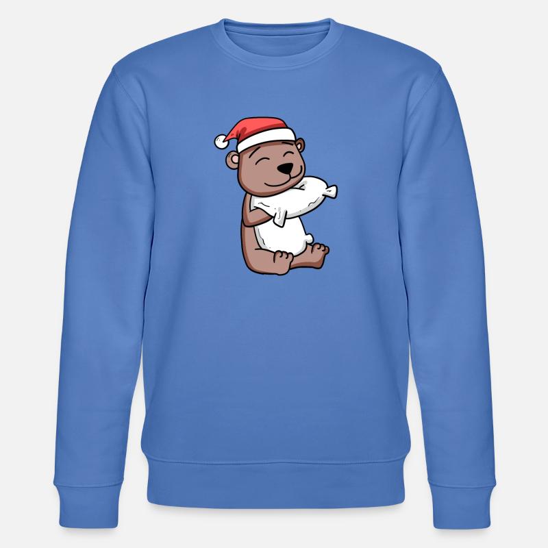 Noël de l’ours - Sweat bio CHANGER Stanley/Stella Unisexe - bleu