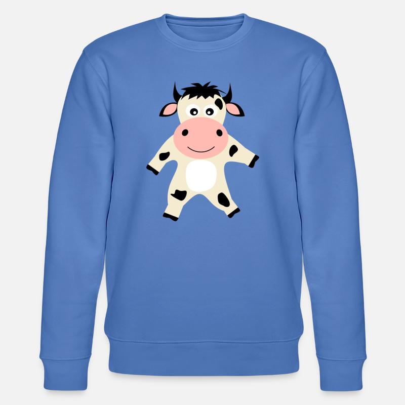 Kuh - Stanley/Stella Unisex Bio-Sweatshirt CHANGER  - Blau