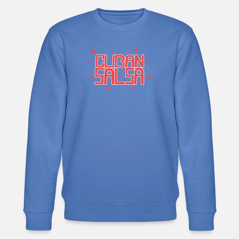Cuban Salsa Rueda Timba Tanzen - Stanley/Stella Unisex Bio-Sweatshirt CHANGER  - Blau