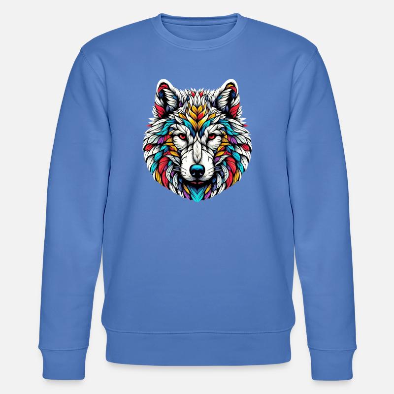 Loup - Sweat bio CHANGER Stanley/Stella Unisexe - bleu