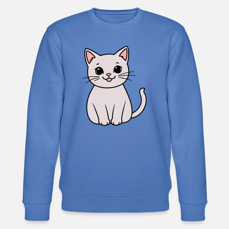 chaton gris - Sweat bio CHANGER Stanley/Stella Unisexe - bleu