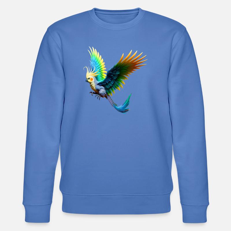 Regenbogennymph (03) - Stanley/Stella Unisex Bio-Sweatshirt CHANGER  - Blau