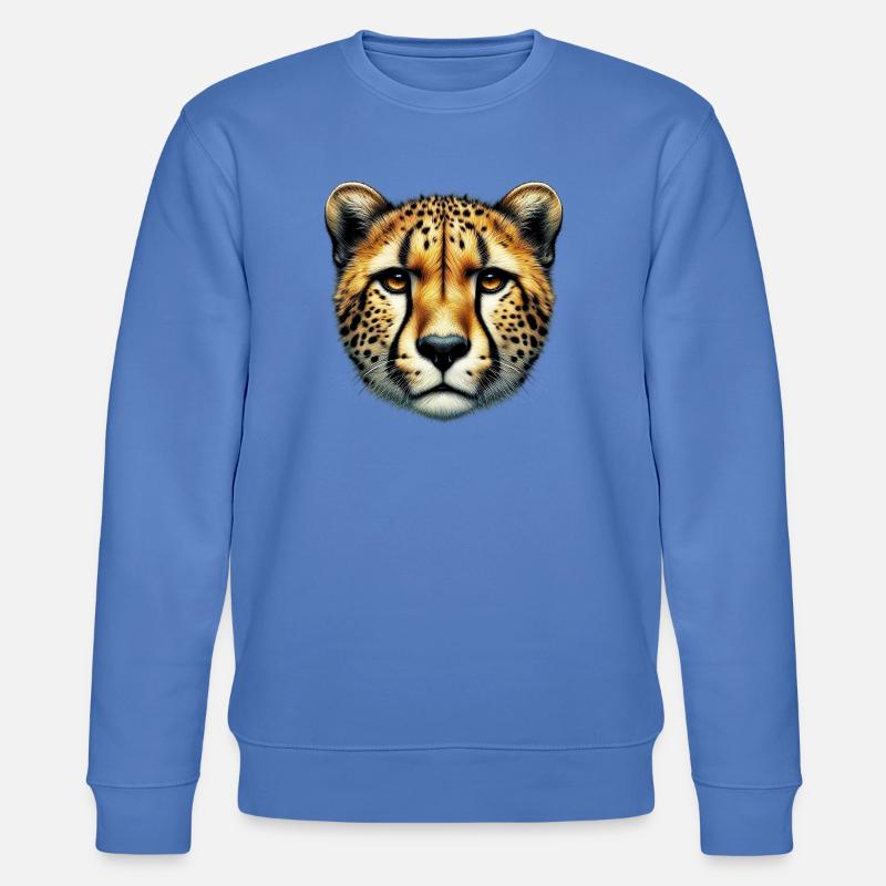 Guépard - Sweat bio CHANGER Stanley/Stella Unisexe - bleu