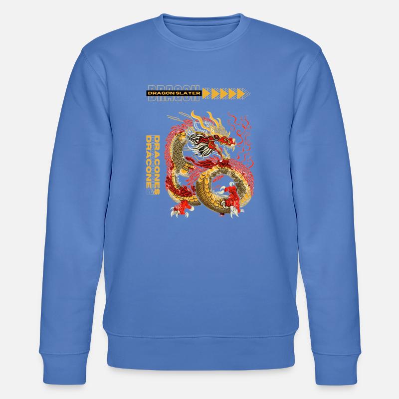 Drachentöter - Stanley/Stella Unisex Bio-Sweatshirt CHANGER  - Blau