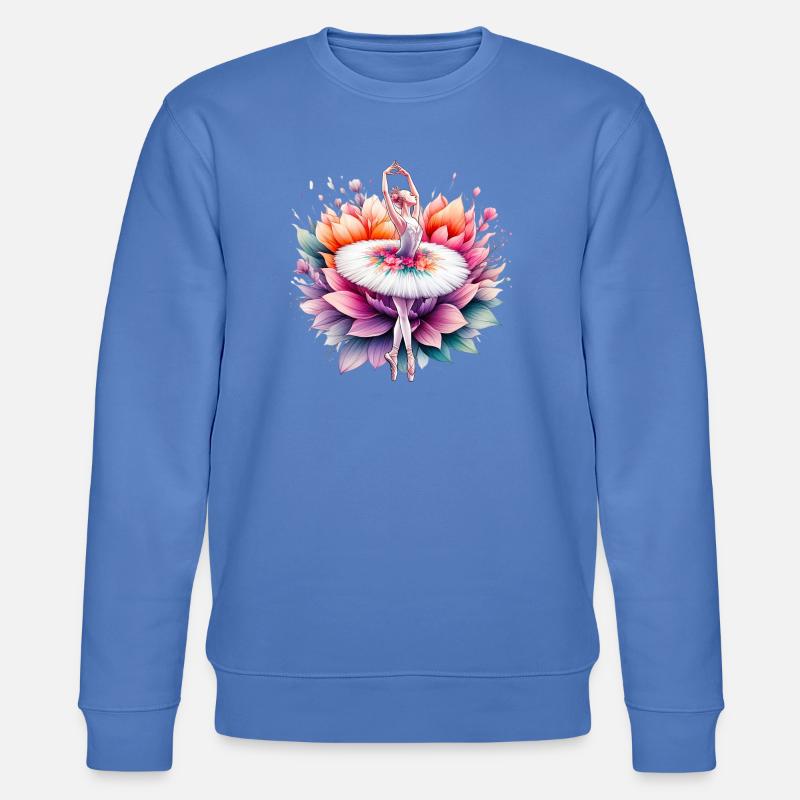 Danseuse de ballet avec tutu - Sweat bio CHANGER Stanley/Stella Unisexe - bleu
