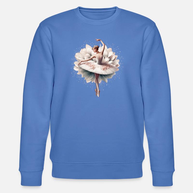 Danseuse de ballet avec tutu - Sweat bio CHANGER Stanley/Stella Unisexe - bleu