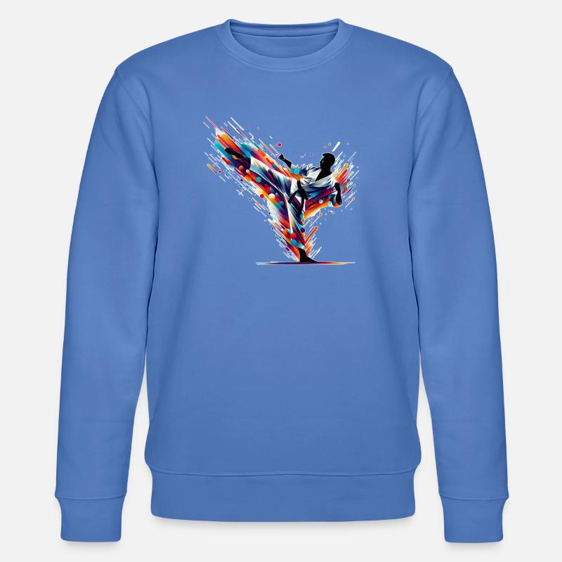 Explosion de karaté - Sweat bio CHANGER Stanley/Stella Unisexe - bleu