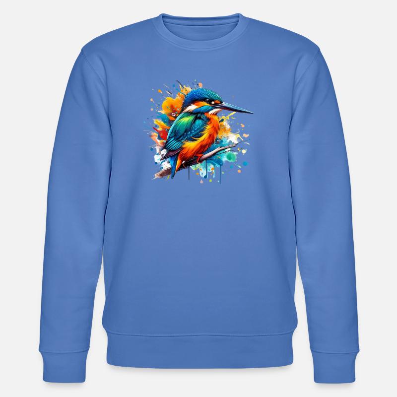 Eisvogel - Stanley/Stella Unisex Bio-Sweatshirt CHANGER  - Blau