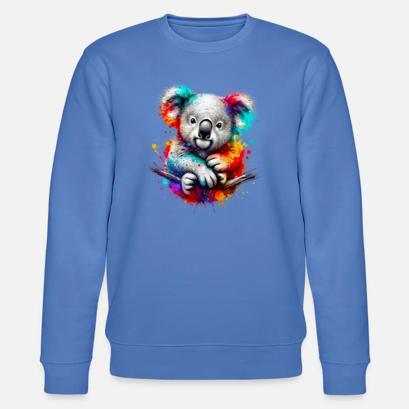 Koala - Sweat bio CHANGER Stanley/Stella Unisexe - bleu