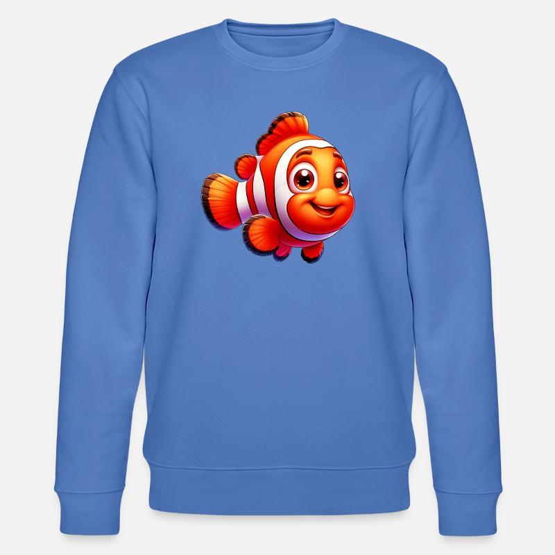 Clownfisch - Stanley/Stella Unisex Bio-Sweatshirt CHANGER  - Blau