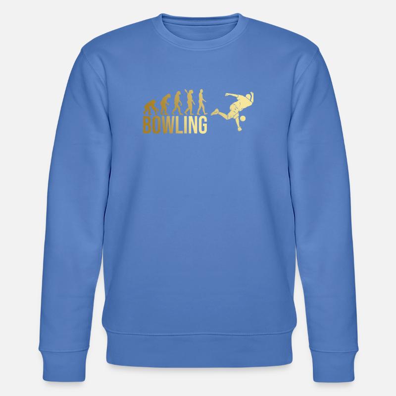 Evolution Bowling - Stanley/Stella Unisex Bio-Sweatshirt CHANGER  - Blau