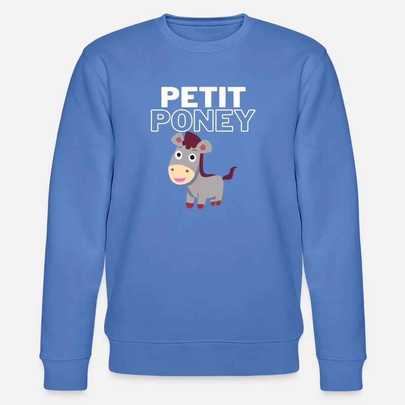Kleines Pony - Stanley/Stella Unisex Bio-Sweatshirt CHANGER  - Blau