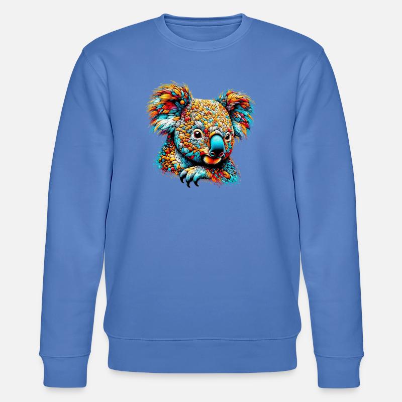 Koala - Stanley/Stella Unisex Bio-Sweatshirt CHANGER - Blau
