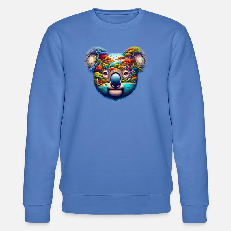 Koala - Sweat bio CHANGER Stanley/Stella Unisexe - bleu