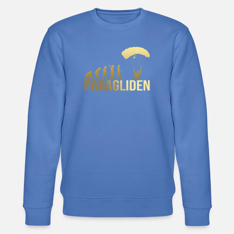 Evolution Paragliden - Stanley/Stella Unisex Bio-Sweatshirt CHANGER  - Blau
