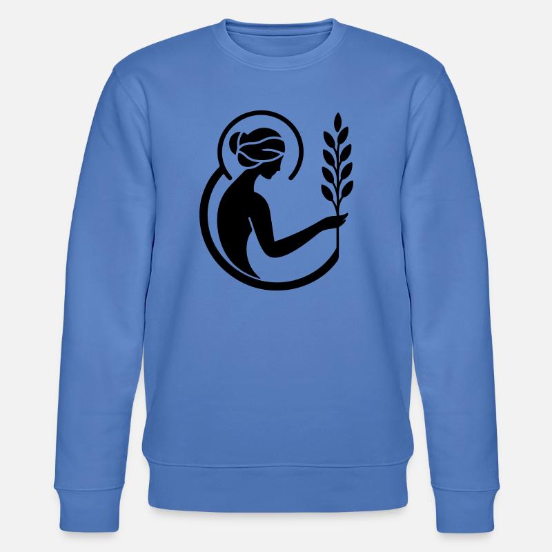 Jungfrau - Stanley/Stella Unisex Bio-Sweatshirt CHANGER  - Blau