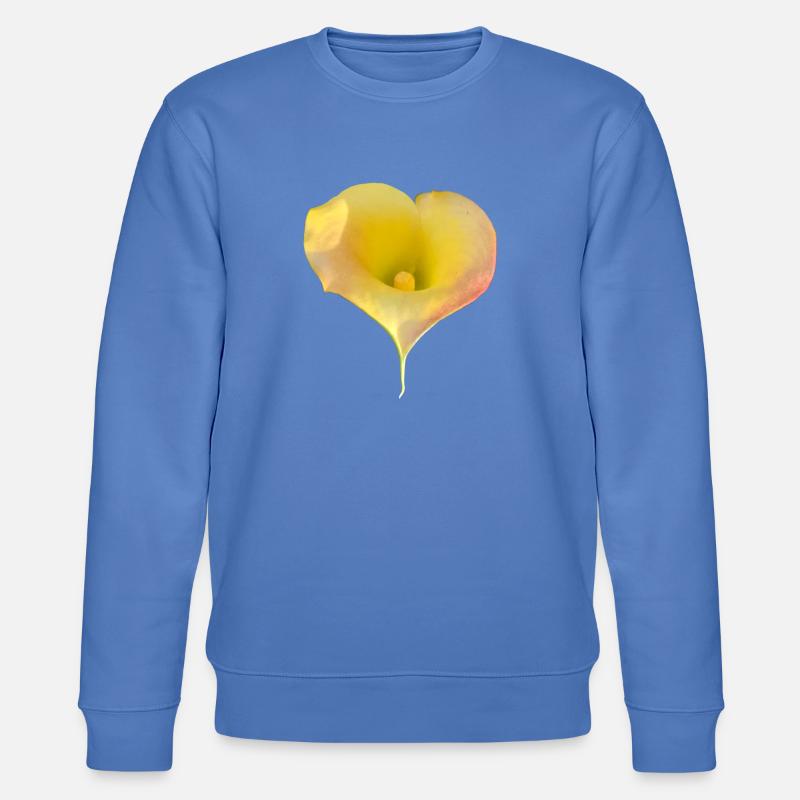 LYS CALLA JAUNE - Sweat bio CHANGER Stanley/Stella Unisexe - bleu