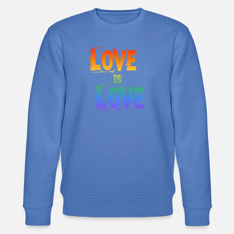 L’amour, c’est l’arc-en-ciel - Sweat bio CHANGER Stanley/Stella Unisexe - bleu
