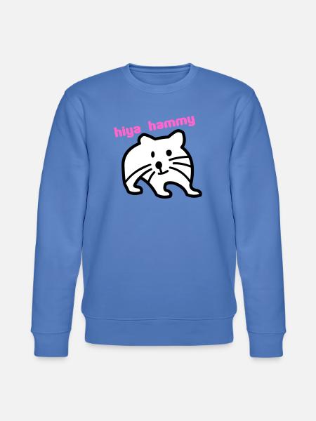 hiya hammy - Stanley/Stella CHANGER Unisex Organic Sweatshirt - bright blue