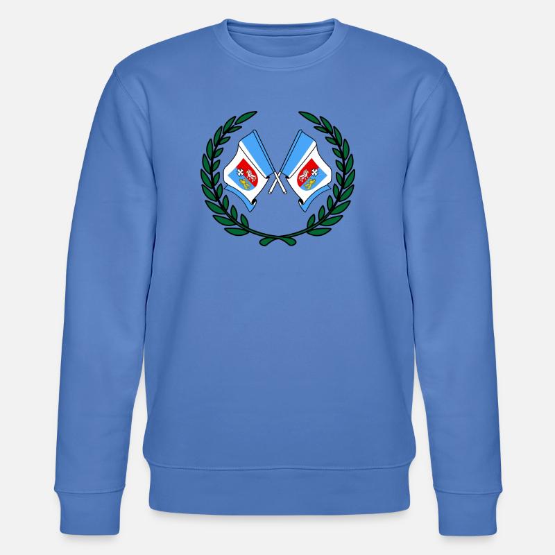 Drapeaux Couronne de laurier Subcarpathia - Sweat bio CHANGER Stanley/Stella Unisexe - bleu