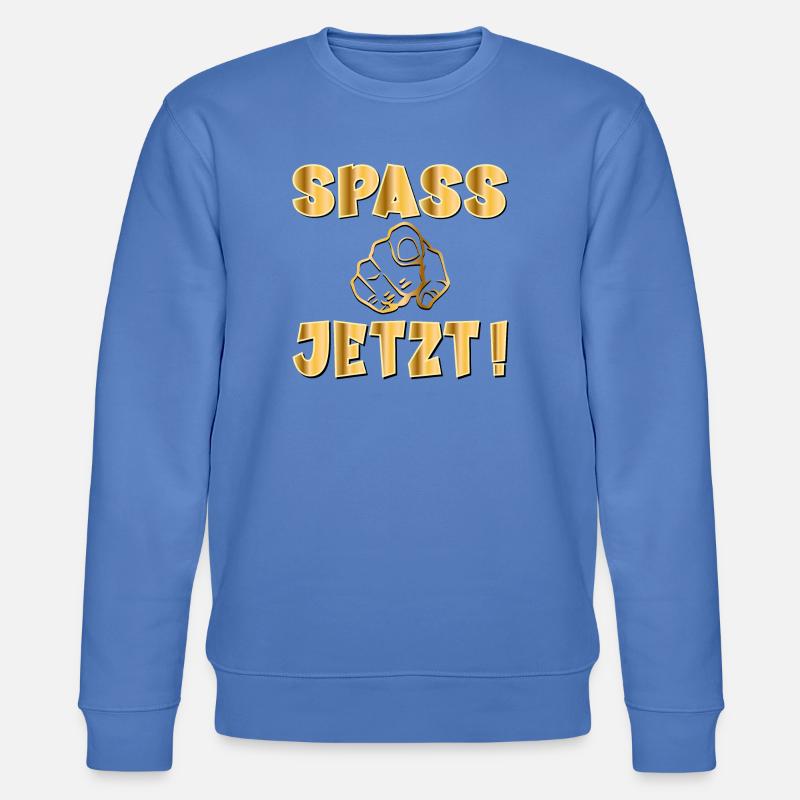 SPAß SPASS JETZT - Stanley/Stella Unisex Bio-Sweatshirt CHANGER  - Blau