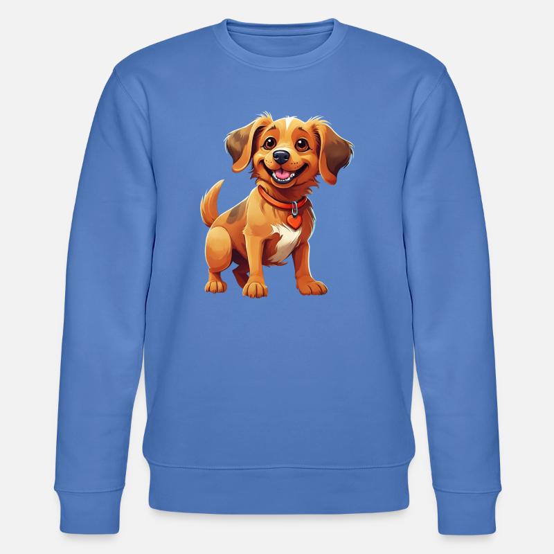 Chiens Éclat Canin en Illustration - Sweat bio CHANGER Stanley/Stella Unisexe - bleu