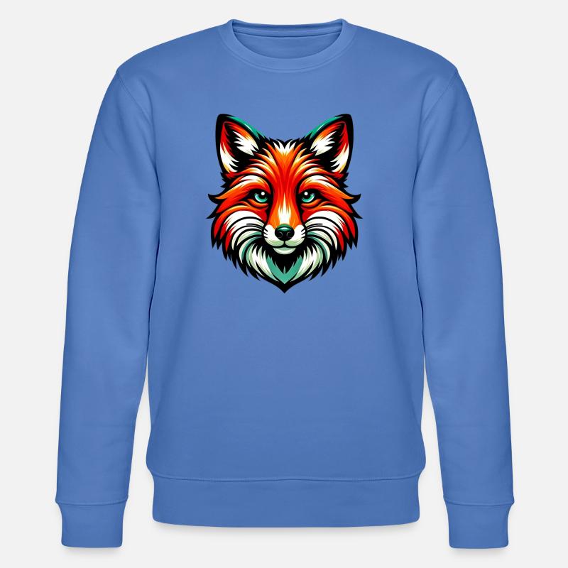 Fuchs - Stanley/Stella Unisex Bio-Sweatshirt CHANGER  - Blau