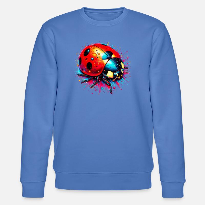 Marienkäfer - Stanley/Stella Unisex Bio-Sweatshirt CHANGER  - Blau