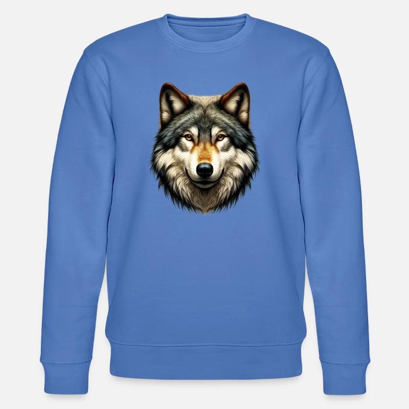 Wolf - Stanley/Stella Unisex Bio-Sweatshirt CHANGER  - Blau