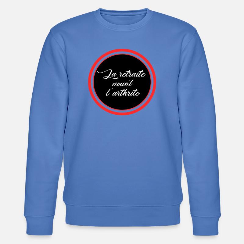 Ruhestand vor Arthritis - Stanley/Stella Unisex Bio-Sweatshirt CHANGER  - Blau