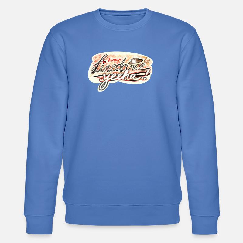 Tanzen und Dance Linedance Design - Stanley/Stella Unisex Bio-Sweatshirt CHANGER  - Blau