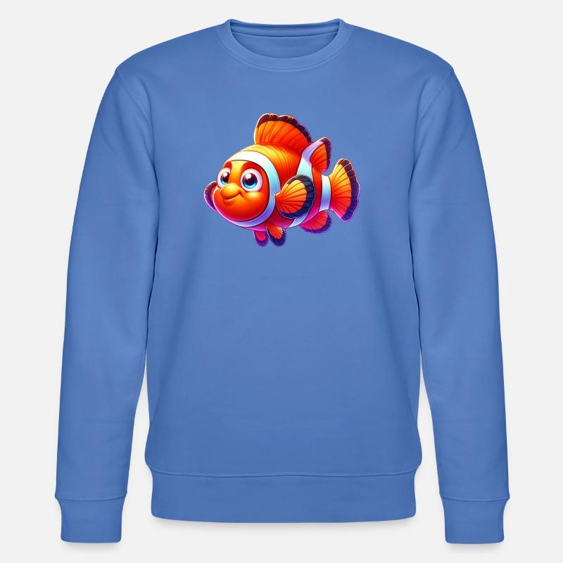 Clownfisch - Stanley/Stella Unisex Bio-Sweatshirt CHANGER  - Blau