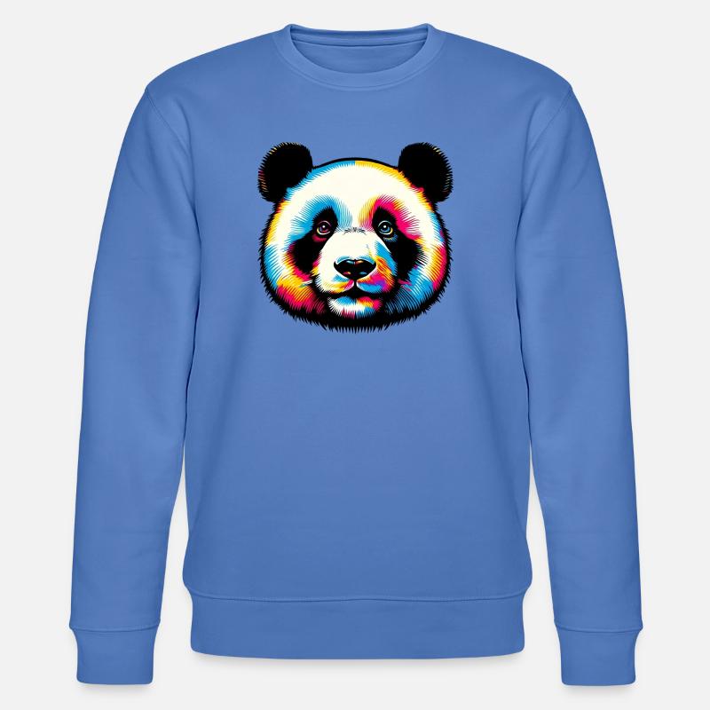 Panda - Sweat bio CHANGER Stanley/Stella Unisexe - bleu