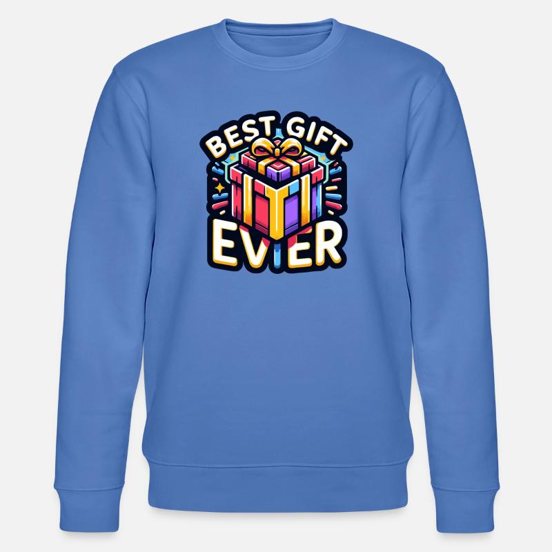 Best Gift Ever - Witzige Geschenkidee - Stanley/Stella Unisex Bio-Sweatshirt CHANGER  - Blau