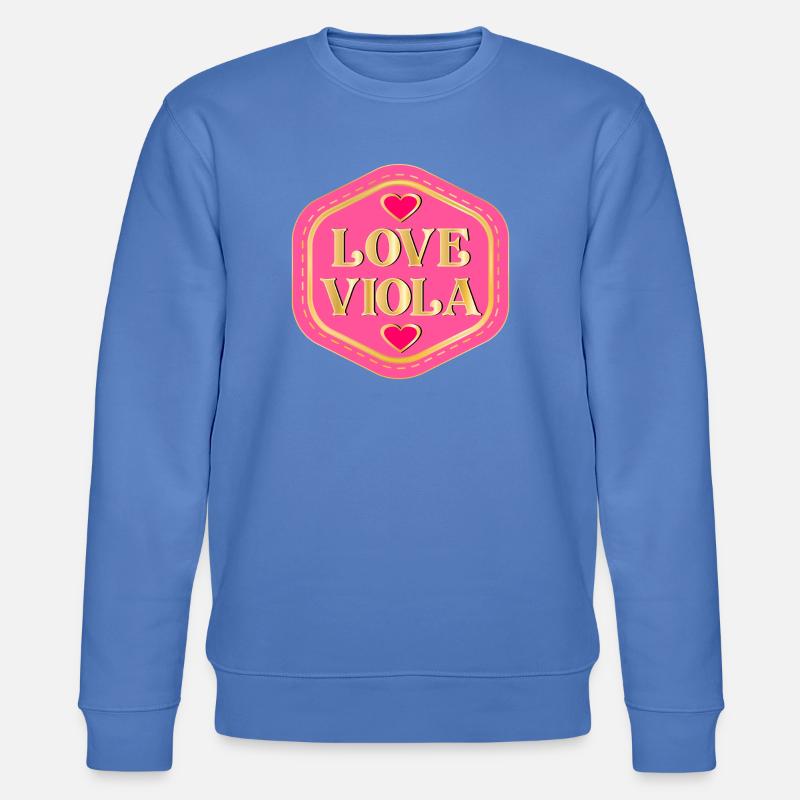 LIEBE VIOLA - Stanley/Stella Unisex Bio-Sweatshirt CHANGER  - Blau