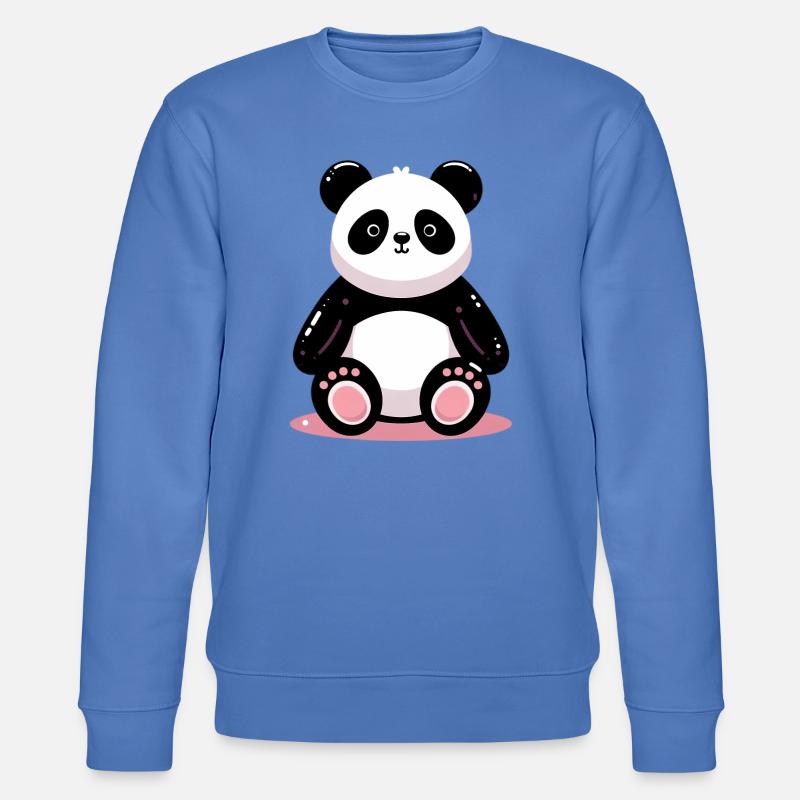 Panda - Stanley/Stella Unisex Bio-Sweatshirt CHANGER  - Blau