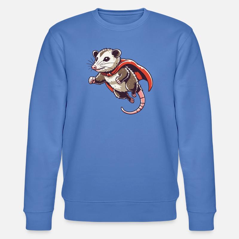 Superopossum - Sweat bio CHANGER Stanley/Stella Unisexe - bleu