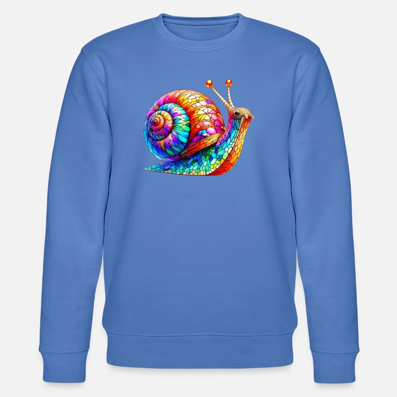 Snail - Stanley/Stella CHANGER Unisex Organic Sweatshirt - bright blue