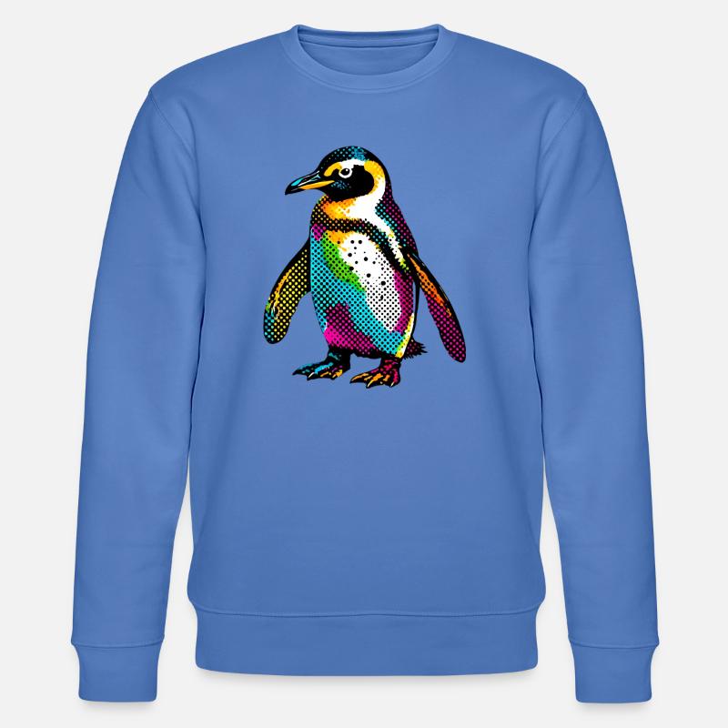 Pinguin - Stanley/Stella Unisex Bio-Sweatshirt CHANGER  - Blau