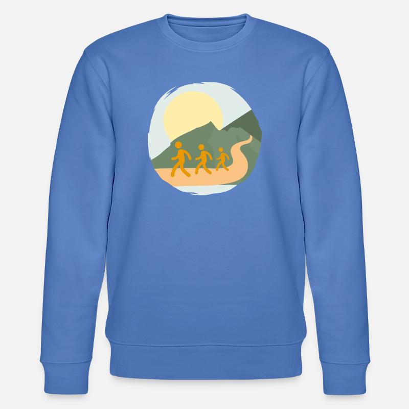 Keep on Walking - Stanley/Stella Unisex Bio-Sweatshirt CHANGER  - Blau