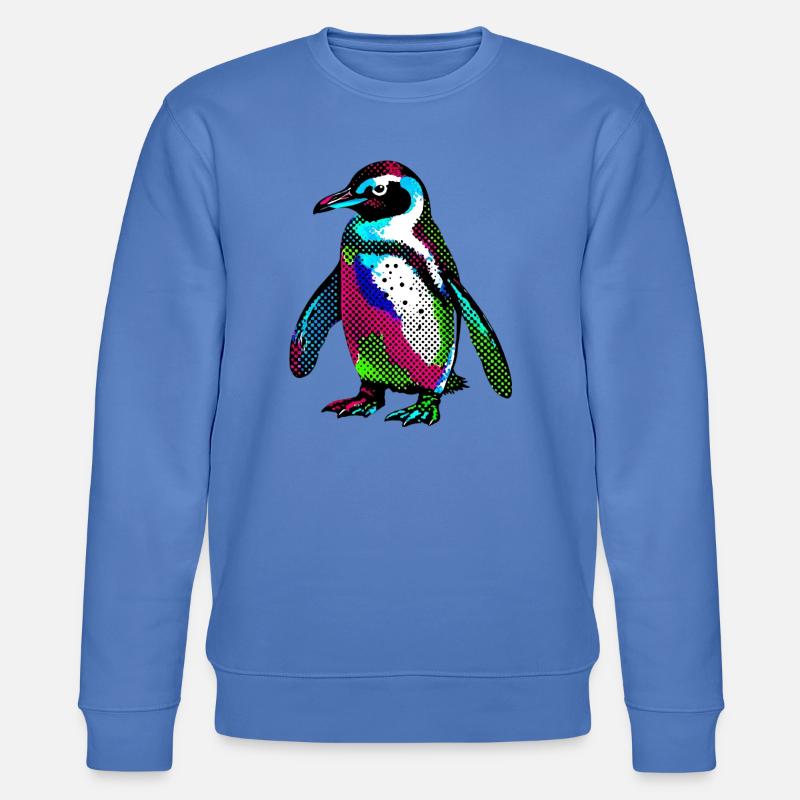 Pinguin - Stanley/Stella Unisex Bio-Sweatshirt CHANGER  - Blau