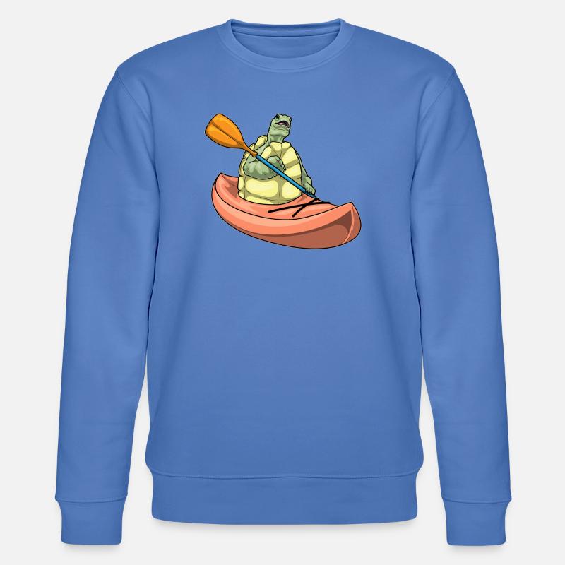 Schildkröte Kayak - Stanley/Stella Unisex Bio-Sweatshirt CHANGER - Blau