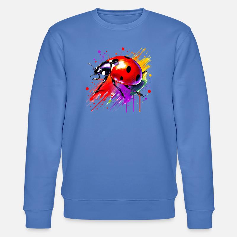 Marienkäfer - Stanley/Stella Unisex Bio-Sweatshirt CHANGER  - Blau