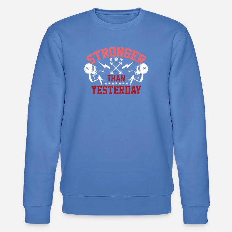 Stärker als gestern - Stanley/Stella Unisex Bio-Sweatshirt CHANGER  - Blau