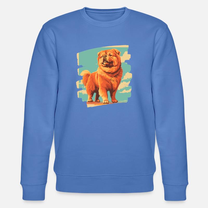 Chow Chow - Stanley/Stella Unisex Bio-Sweatshirt CHANGER  - Blau